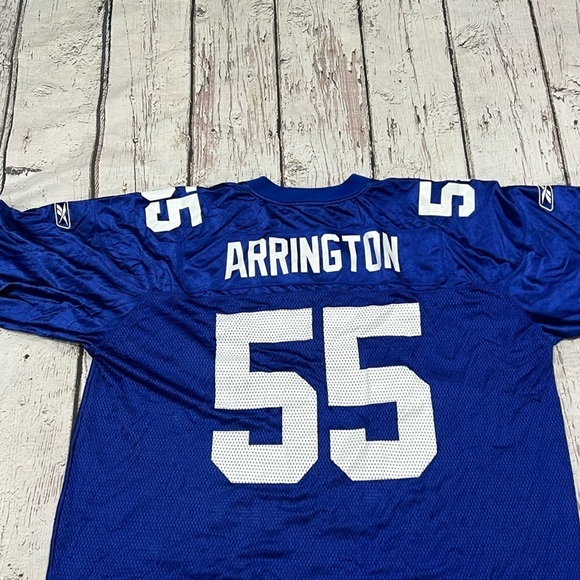 LaVar Arrington New York Giants Reebok NFL Football Sports Jersey - Picture 5 of 6